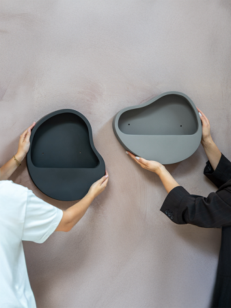 Wallhanger Органик #3 Глиняный 40×35×8 см