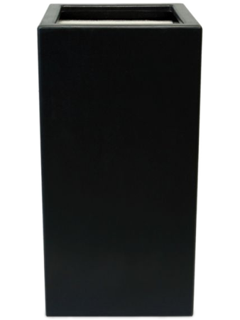 Кашпо Vepo carya square anthracite L40 W40 H80 см
