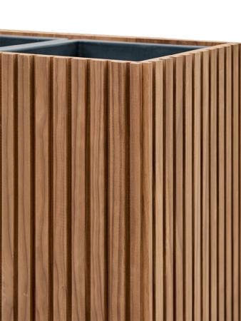 Baq Radia Прямоугольник Натуральный Колёса met Inzetbak 141×38×75 см