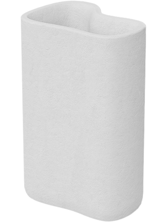 Милос Нано Вертикаль Камень Кашпо  Feeling 19×13×28 см
